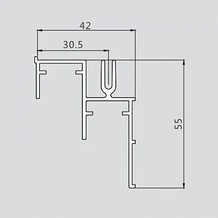 Track Pro, нижний профиль, 3 m