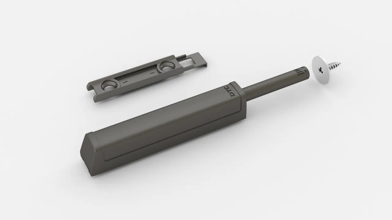 Толкатель с магнитом накладной, удлиненный