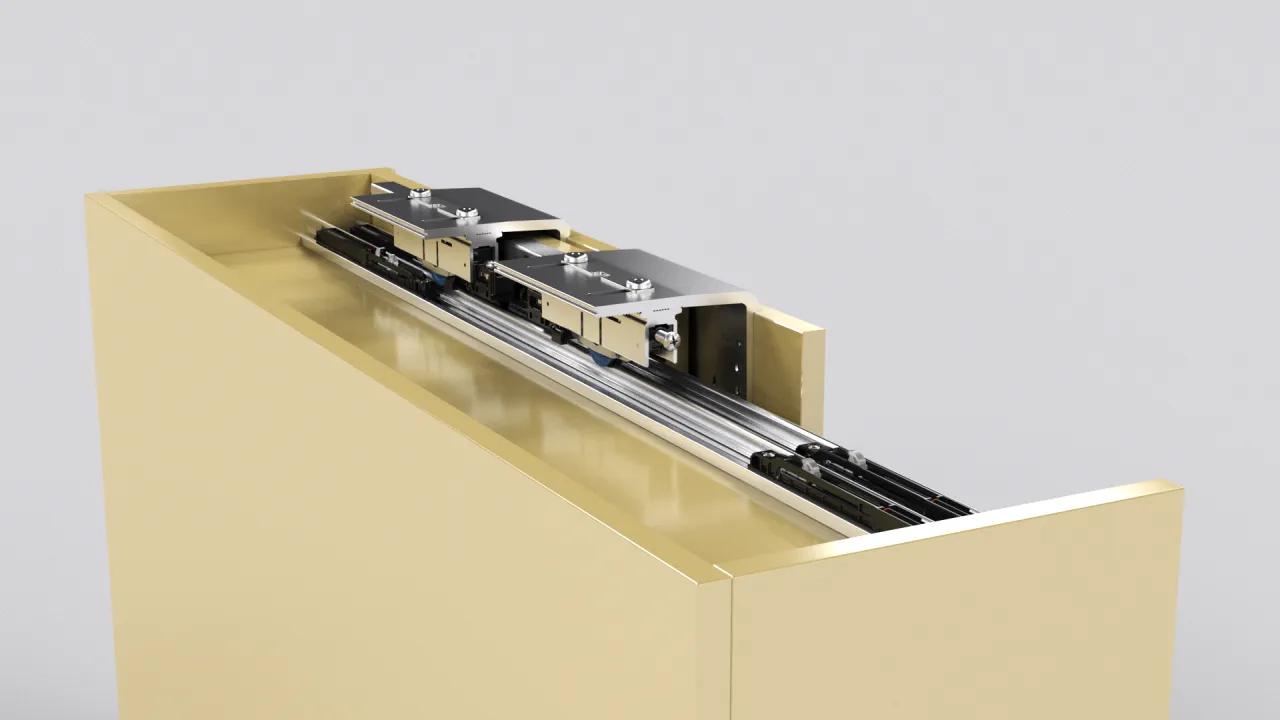 Плавное и бесшумное скольжение