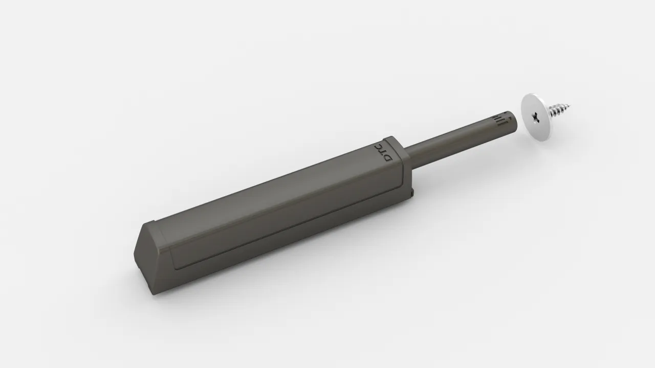 Толкатель с магнитом, врезной и накладной